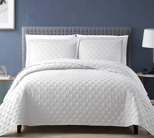 2-Piece Twin Lightweight Soft Coverlet Modern Style Quilted Bedspread Set $16.99 After Coupon (Reg. $55.99) – FAB Ratings!