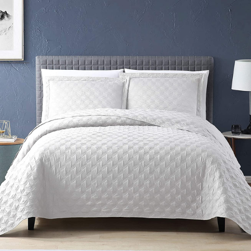 2-Piece Twin Lightweight Soft Coverlet Modern Style Quilted Bedspread Set $16.99 After Coupon (Reg. $55.99) – FAB Ratings!