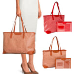 Time and Tru Tote & Pouch Set $14 (Reg. $25) – 5 Colors, Great Valentine’s Gift Idea!