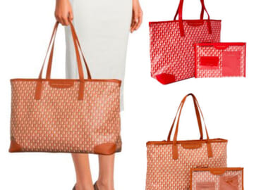 Time and Tru Tote & Pouch Set $14 (Reg. $25) – 5 Colors, Great Valentine’s Gift Idea!