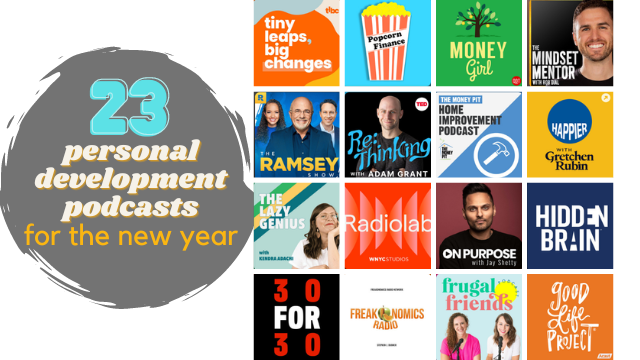 23 Personal Development Podcasts for the New Year