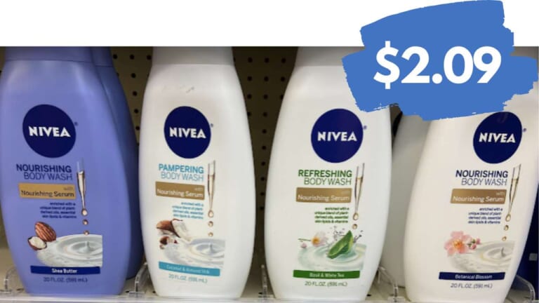 Nivea Body Wash for only $2 (reg. $6.59)