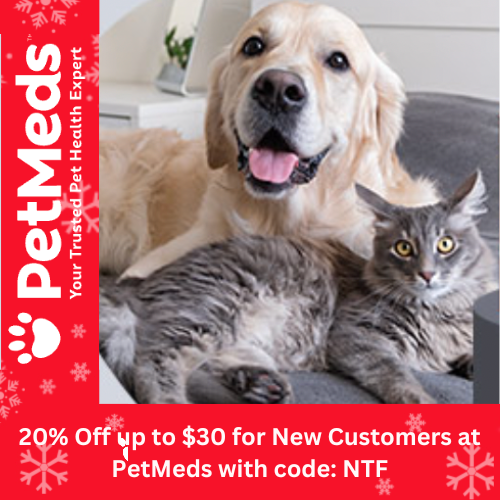 PetMeds: Save 20% Off up to $30 Purchase for New Customers with Code