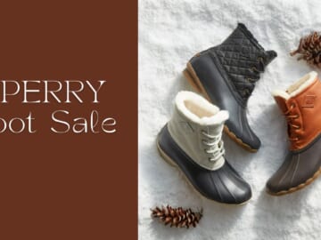 Sperry Women’s Duck Boot $54.95 Shipped