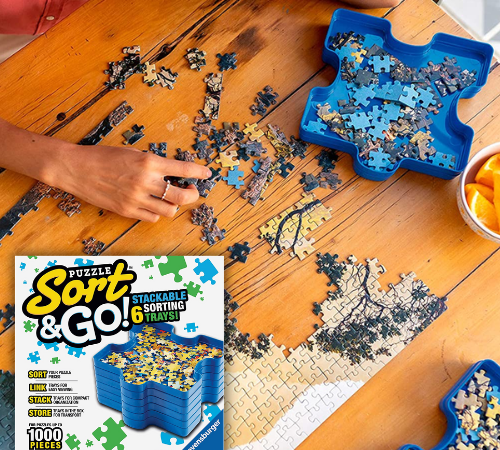 6-Pack Ravensburger Sort and Go Stackable Puzzle Trays $7 (Reg. $21.99) – $1.17/Tray + Organize Up to 1000 Pieces Puzzles!