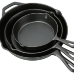 Ozark Trail 3 Piece Cast Iron Skillet Set only $14.88!