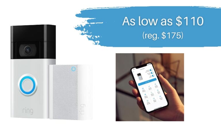 Ring Video Doorbell Bundle From $110 (reg. $175)