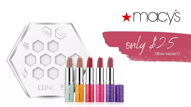 Clinique 5-Piece Lipstick $25 & More Deals!