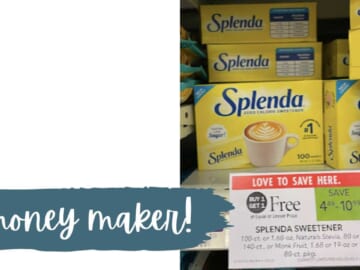 Money Maker Splenda at Publix!