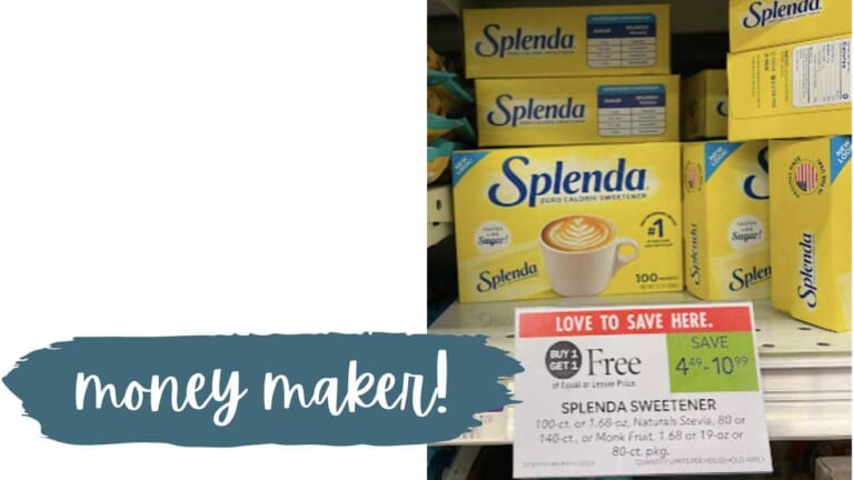 Money Maker Splenda at Publix!