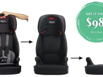 Graco 3-in-1 Harness Booster Seat Only $98 (reg. $140)