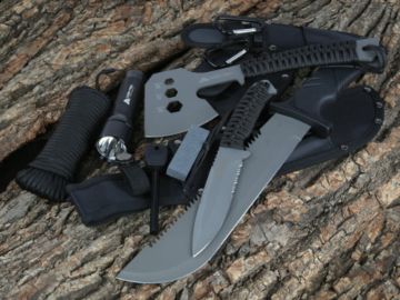 Ozark Trail 12-Piece Camping Hatchet and Knife Tool Set $17.88 (Reg. $29.88) – Black or Camo