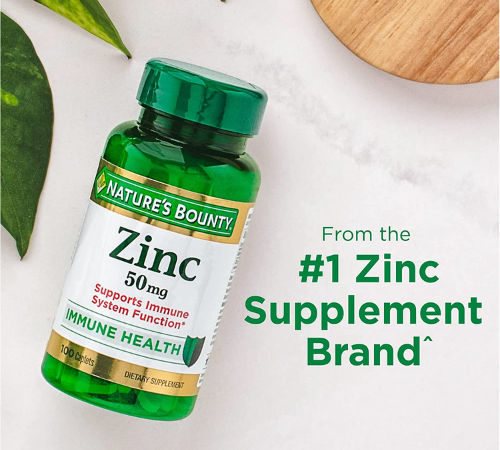 FOUR 100-Count Nature’s Bounty Zinc Caplets as low as $3.62 EACH Bottle After Coupon (Reg. $6.69) + Free Shipping – 4¢/Caplet + Buy 4, Save 5%