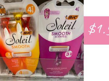 $1.55 BIC Soleil Disposable Razors at Walgreens