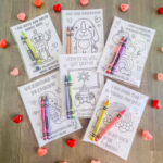 Personalized Valentine Coloring Cards (Pack of 24) only $12.95 shipped!