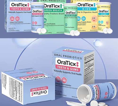 OraTicx 30-Count Oral Probiotics as low as $8.59 After Code (Reg. $33) + Free Shipping – 29¢/Tablet – Supports Dental & Digestive Health