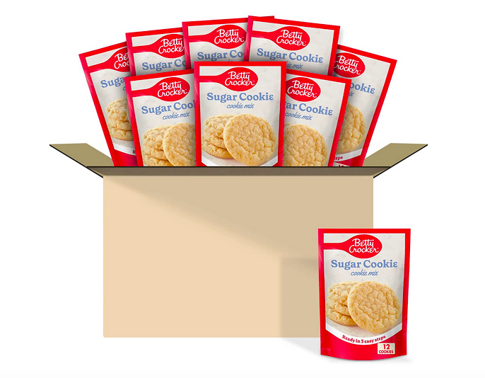 Betty Crocker Sugar Snack Size Cookie Mix (Pack of 9) only $6.80 shipped!