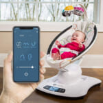 Multi-Motion Baby Swing + Safety Strap Fastener $130 Shipped Free (Reg. $185.16) – Bluetooth Baby Swing with 5 Unique Motions, Available in 3 Colors