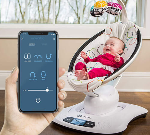 Multi-Motion Baby Swing + Safety Strap Fastener $130 Shipped Free (Reg. $185.16) – Bluetooth Baby Swing with 5 Unique Motions, Available in 3 Colors