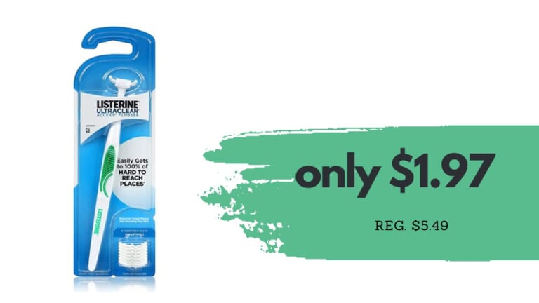 Listerine Flosser Starter Kit Only $1.97 (reg $5.49)