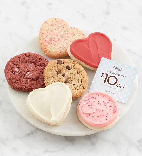 Cheryl’s Valentine Cookie Sampler $12.99 Shipped