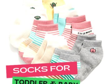 Unisex 8-Pack Ankle Socks for Toddler & Baby $4.97 (Reg. $12.99) – 62¢/pair of socks!