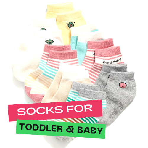 Unisex 8-Pack Ankle Socks for Toddler & Baby $4.97 (Reg. $12.99) – 62¢/pair of socks!