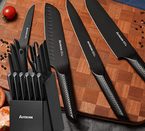 15-Piece Chef Knife Set with Wood Block $67.98 Shipped Free (Reg. $200) – 3.2K+ FAB Ratings!