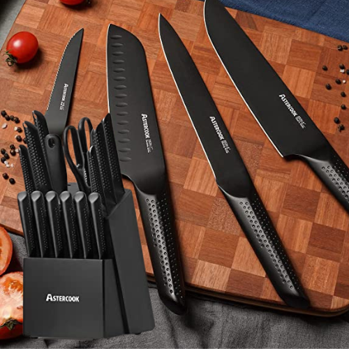 15-Piece Chef Knife Set with Wood Block $67.98 Shipped Free (Reg. $200) – 3.2K+ FAB Ratings!