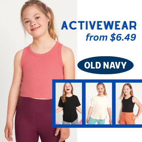 2 Days Only! Activewear for Girls from $6.49 (Reg. $12.99) + for Women, Men and Boys! thru 1/15!