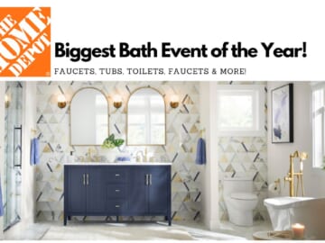 Home Depot Kitchen & Bathroom Up To 50% Off