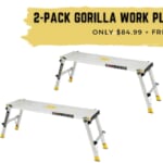 Gorilla 2-Pack Work Platforms $85 (reg. $169)!