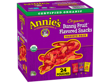 Annie’s Organic Bunny Fruit Snacks, 24 count only $9.23 shipped!