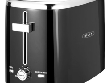 Today Only! Bella 2-Slice Extra-Wide Slot Toaster $9.99 (Reg. $29.99) – 2 Colors Available!