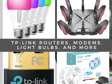 Today Only! TP-Link Routers, Modems, Light Bulbs, and more from $9.99 (Reg. $14.99)