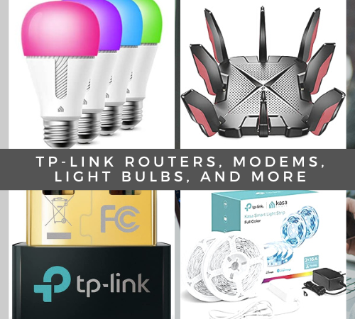 Today Only! TP-Link Routers, Modems, Light Bulbs, and more from $9.99 (Reg. $14.99)