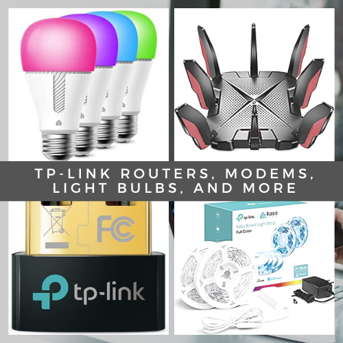 Today Only! TP-Link Routers, Modems, Light Bulbs, and more from $9.99 (Reg. $14.99)