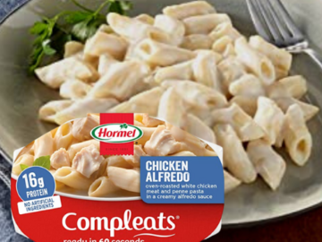 6-Pack Hormel Compleats Chicken Alfredo Microwave Tray, 10 oz as low as $11.42 Shipped Free (Reg. $18.63) – $1.90/Tray