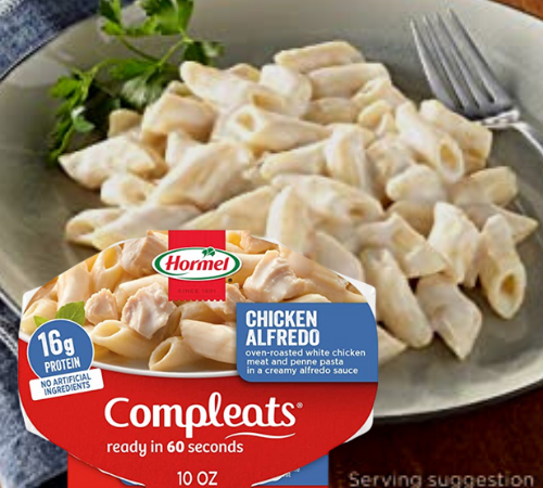 6-Pack Hormel Compleats Chicken Alfredo Microwave Tray, 10 oz as low as $11.42 Shipped Free (Reg. $18.63) – $1.90/Tray