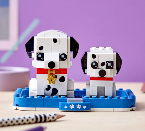 LEGO Exclusives BrickHeadz: 252-Piece Dalmatian Building Set $10.49 (Reg. $15) + More Dog & Puppy Set