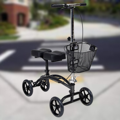 Dual Pad Steerable Knee Scooter with Basket $143 After Coupon (Reg. $178) + Free Shipping – 5.3K+ FAB Ratings!