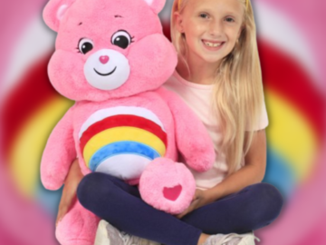 24″ Care Bears Jumbo Plush (Cheer Bear) $19.16 (Reg. $39.36) – Adorable Gift Idea