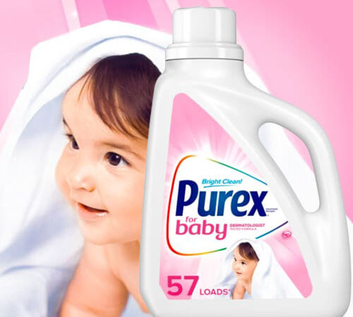 57-Loads Purex Liquid Laundry Detergent for Baby $4.97 (Reg. $12.50) – 8¢/Load