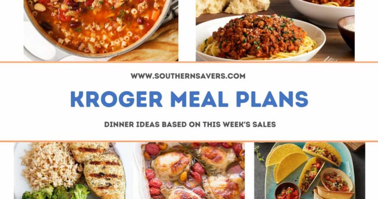 kroger meal plans 1/18