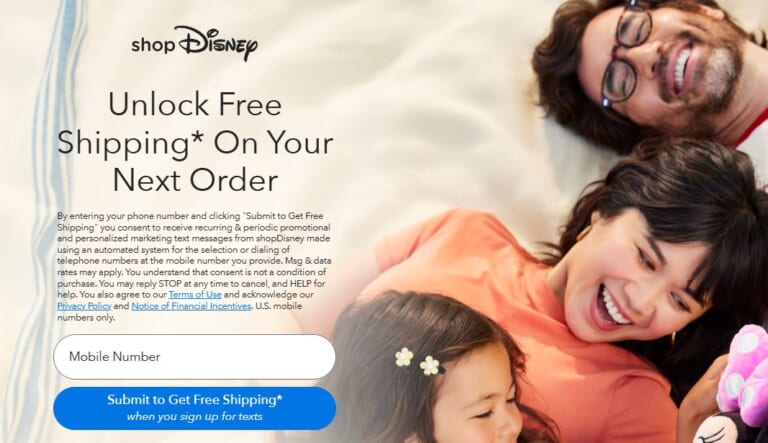 ShopDisney | FREE Shipping w/ Unique Code