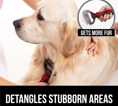 Gorilla Grip Stainless Steel Pet Grooming Rake Brush $5.75 (Reg. $10) – 2K+ FAB Ratings!