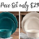 The Pioneer Woman 12-Piece Dinner Set $29.98 (reg. $50)