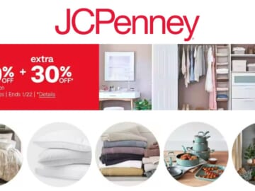 JCPenney Home Sale + 30% Off Code