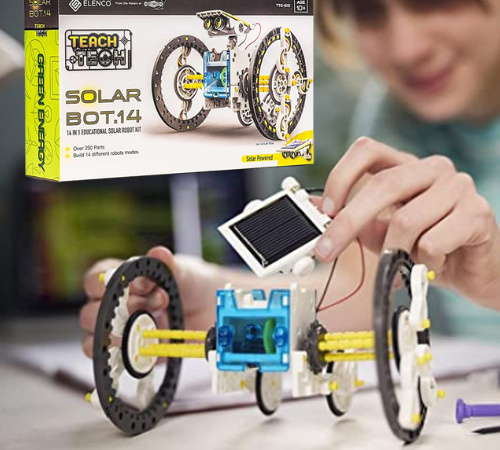 Teach Tech 14-in-1 Transforming Solar Robot Kit $16 (Reg. $40) – 1.2K+ FAB Ratings!