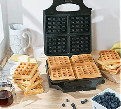 BELLA 4 Slice Non-Stick Belgian Waffle Maker $17.99 (Reg. $40) – 1.8K+ FAB Ratings!